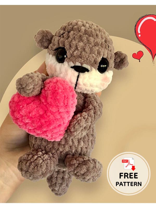 Ollie the free crochet otter pattern (2)