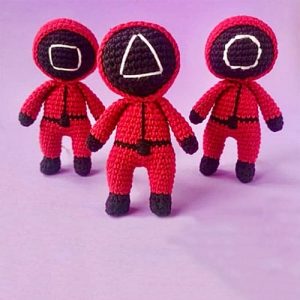 Squid Game Crochet Doll Free Amigurumi Pattern