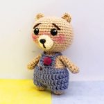 Super quick amigurumi teddy bear free crochet pattern