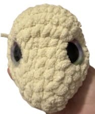 crochet-dino-head