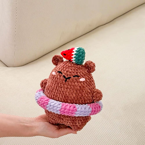 crochet capybara free pattern
